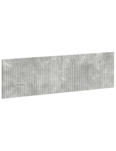 Testiera da Muro ALKMAAR Grigio Cemento Legno ingegnerizzato
