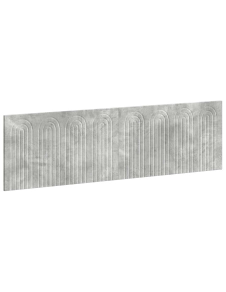 Testiera da Muro ALKMAAR Grigio Cemento Legno ingegnerizzato