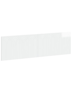 Testiera da Muro ALKMAAR Bianco Lucido Legno ingegnerizzato