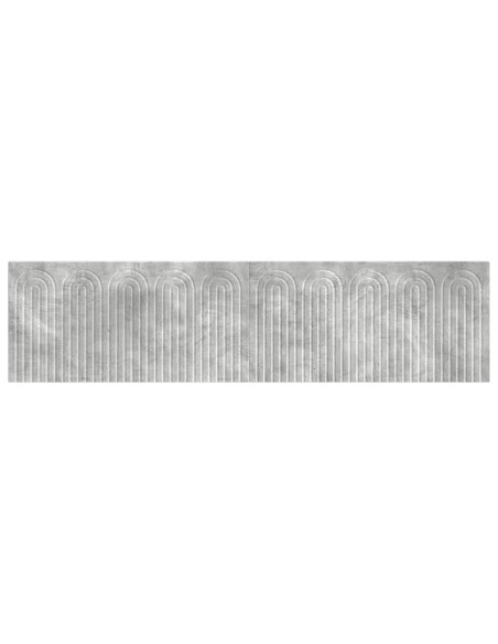 Testiera da Muro ALKMAAR Grigio Cemento Legno ingegnerizzato