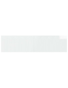 Testiera da Muro ALKMAAR Bianco Lucido Legno ingegnerizzato 2