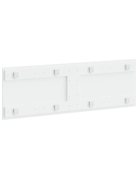 Testiera da Muro ALKMAAR Bianco Lucido Legno ingegnerizzato