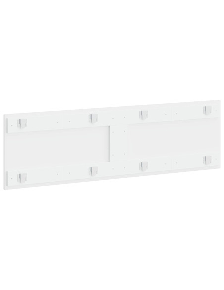 Testiera da Muro ALKMAAR Bianco Legno ingegnerizzato