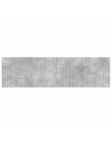 Testiera da Muro ALKMAAR Grigio Cemento Legno ingegnerizzato