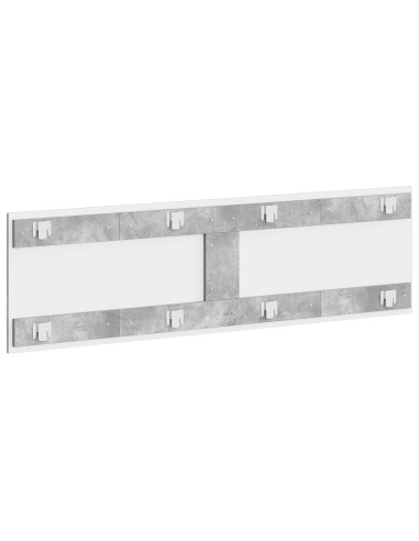 Testiera da Muro ALKMAAR Grigio Cemento Legno ingegnerizzato