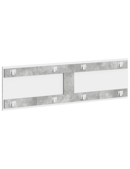Testiera da Muro ALKMAAR Grigio Cemento Legno ingegnerizzato