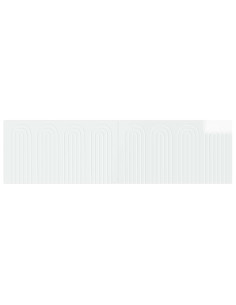 Testiera da Muro ALKMAAR Bianco Lucido Legno ingegnerizzato 2