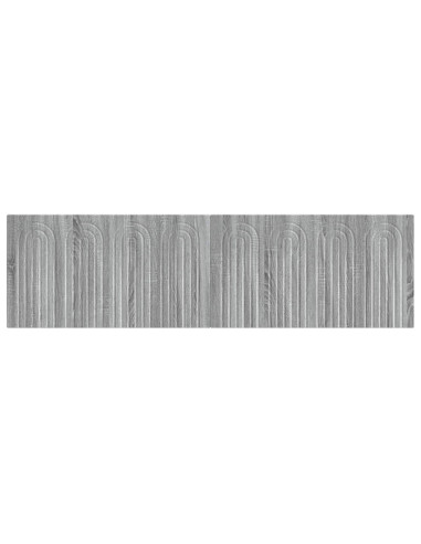 Testiera da Muro ALKMAAR Sonoma grigio Legno ingegnerizzato