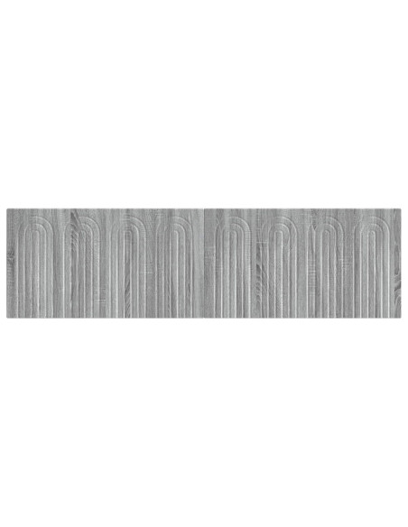Testiera da Muro ALKMAAR Sonoma grigio Legno ingegnerizzato
