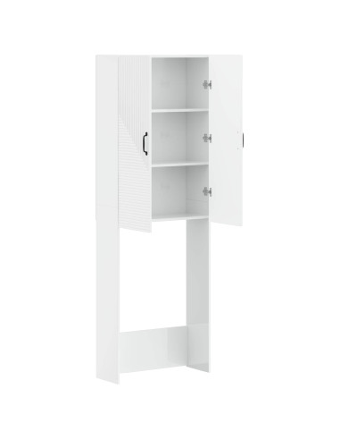 Mobile Bagno HAARLEM Bianco Lucido 66 x 25,5 x 190 cm