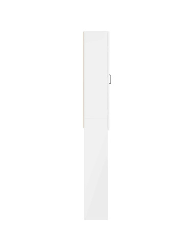 Mobile Bagno HAARLEM Bianco Lucido 66 x 25,5 x 190 cm