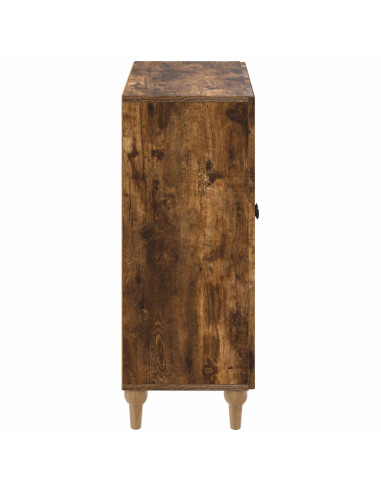 Mobiletto da Bagno ALKMAAR Rovere Fumo 59,5 x 31 x 80 cm