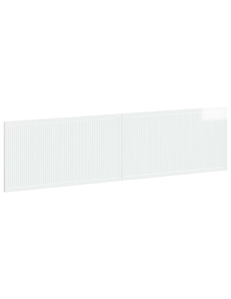 Testiera da Muro EDE Bianco Lucido Legno ingegnerizzato