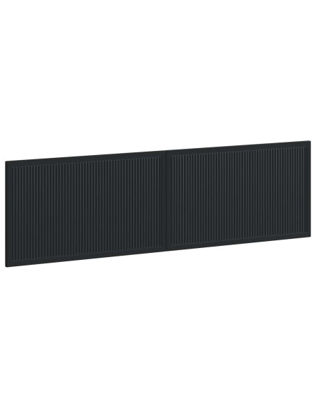 Testiera da Muro EDE Nero Legno ingegnerizzato