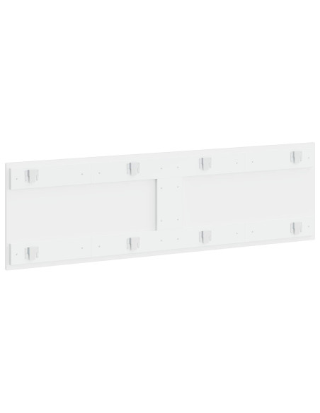 Testiera da Muro EDE Bianco Lucido Legno ingegnerizzato