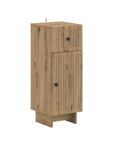 Set di Armadi da Bagno da 2 Pezzi EDE Rovere Artigianale