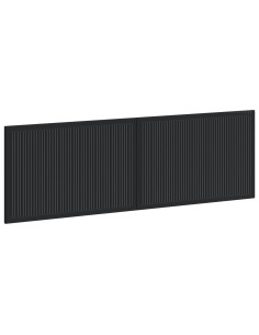 Testiera da Muro EDE Nero Legno ingegnerizzato