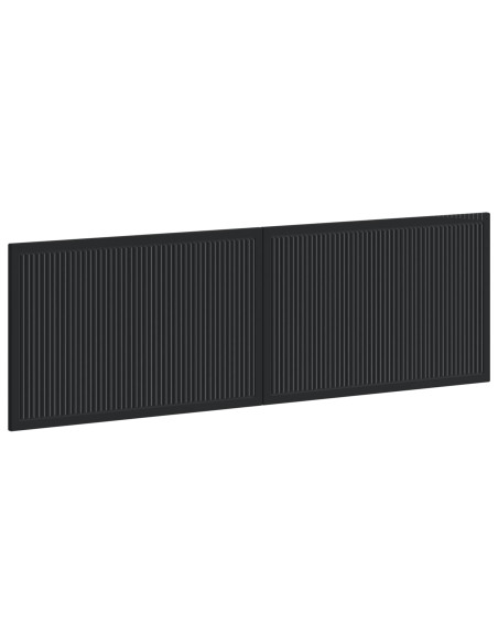 Testiera da Muro EDE Nero Legno ingegnerizzato
