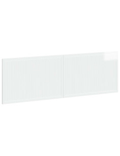 Testiera da Muro EDE Bianco Lucido Legno ingegnerizzato