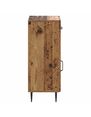 Mobiletto da Bagno HAARLEM Legno antico 30 x 31 x 80 cm