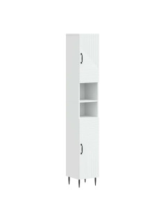Armadio da Bagno con Ripiano Aperto HAARLEM Bianco