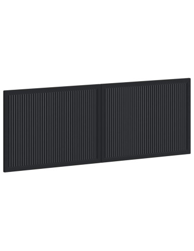 Testiera da Muro EDE Nero Legno ingegnerizzato