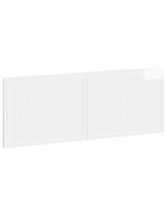 Testiera da Muro EDE Bianco Lucido Legno ingegnerizzato