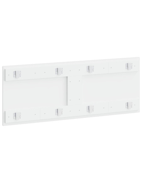 Testiera da Muro EDE Bianco Lucido Legno ingegnerizzato