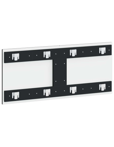 Testiera da Muro EDE Nero Legno ingegnerizzato