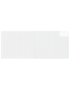 Testiera da Muro EDE Bianco Lucido Legno ingegnerizzato 2