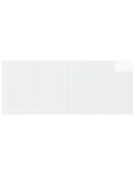 Testiera da Muro EDE Bianco Lucido Legno ingegnerizzato