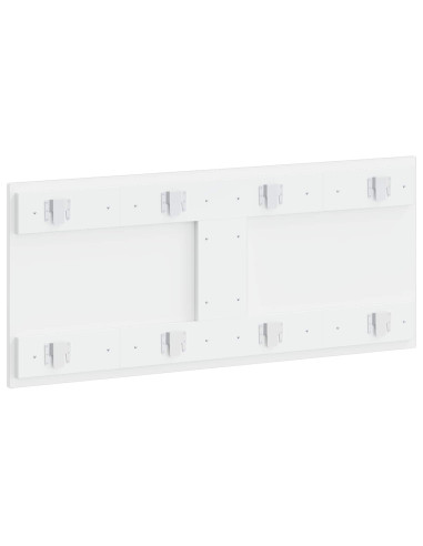 Testiera da Muro EDE Bianco Lucido Legno ingegnerizzato