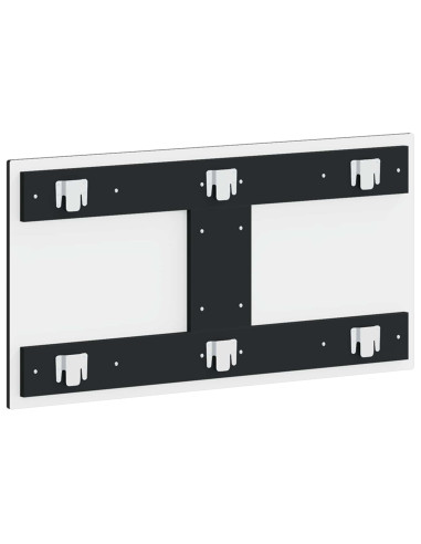 Testiera da Muro EDE Nero Legno ingegnerizzato
