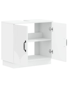 Armadio per Lavabo da Bagno HOORN Bianco 59,5 x 31,5 x 56 cm 2