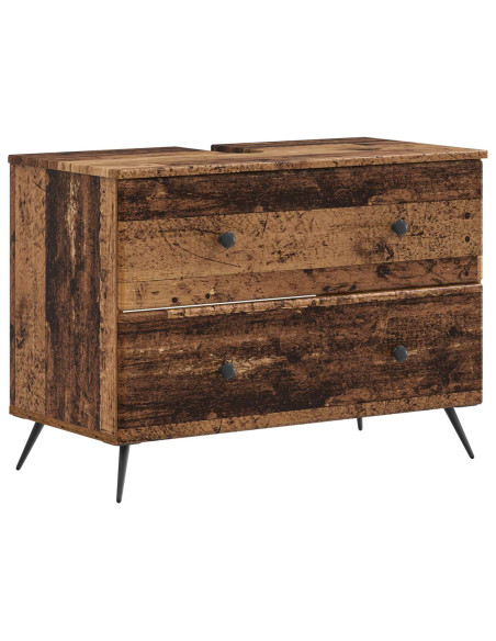 Set di Mobili da Bagno da 4 Pezzi BREDA Legno antico