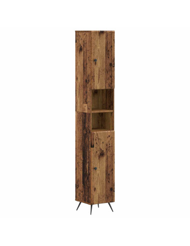 Set di Mobili da Bagno da 4 Pezzi BREDA Legno antico