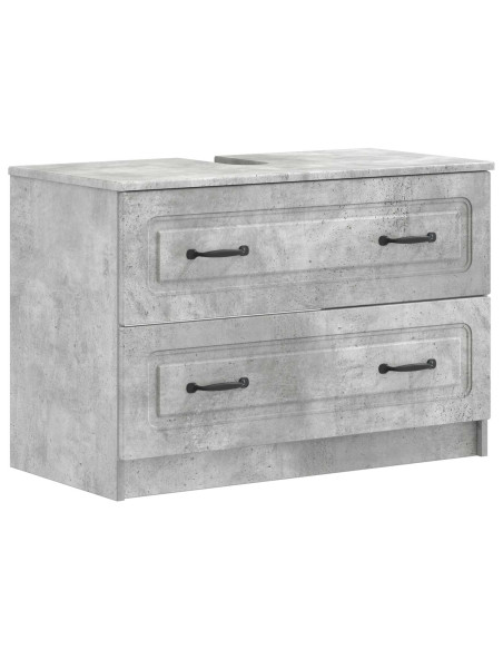Set di Mobili da Bagno da 4 Pezzi UTRECHT Grigio Cemento