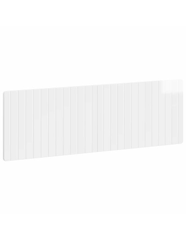 Testiera da Muro ZWOLLE Bianco Lucido Legno ingegnerizzato