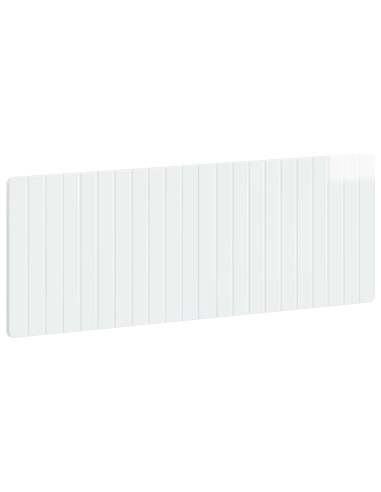Testiera da Muro ZWOLLE Bianco Lucido Legno ingegnerizzato