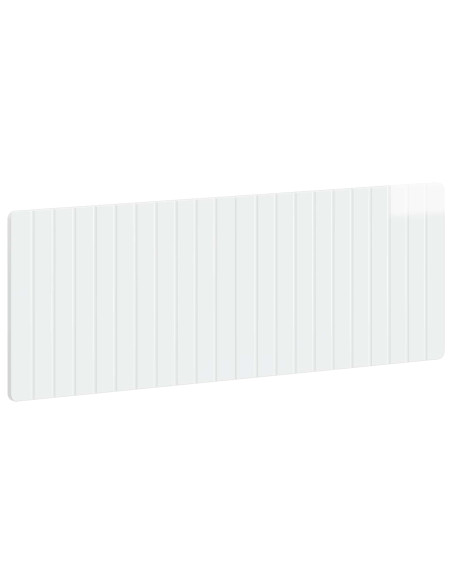 Testiera da Muro ZWOLLE Bianco Lucido Legno ingegnerizzato