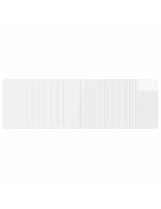 Testiera da Muro ZWOLLE Bianco Lucido Legno ingegnerizzato 2