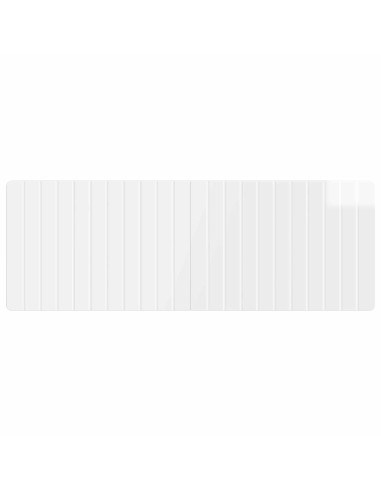 Testiera da Muro ZWOLLE Bianco Lucido Legno ingegnerizzato