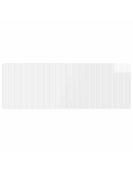 Testiera da Muro ZWOLLE Bianco Lucido Legno ingegnerizzato