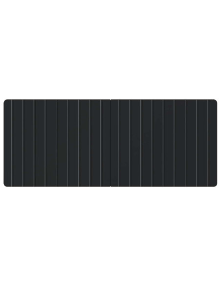 Testiera da Muro ZWOLLE Nero Legno ingegnerizzato