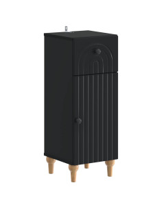 Set di Armadi da Bagno da 2 Pezzi ALKMAAR Nero 2