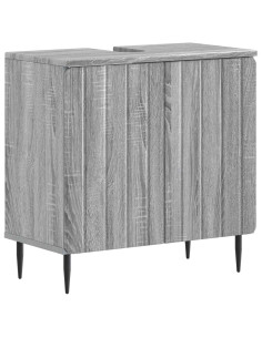Set di Armadi da Bagno da 2 Pezzi ZWOLLE Sonoma grigio 2