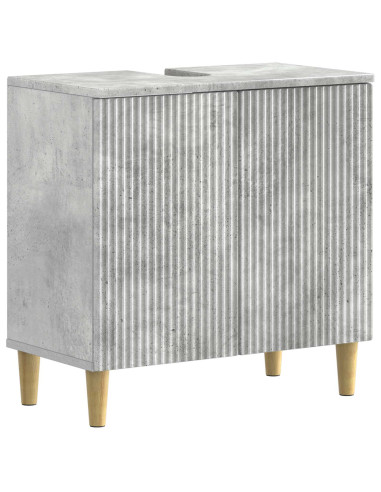 Set di Armadi da Bagno da 2 Pezzi ARNHEM Grigio Cemento
