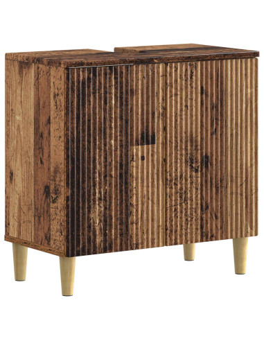 Set di Armadi da Bagno da 2 Pezzi ARNHEM Legno antico
