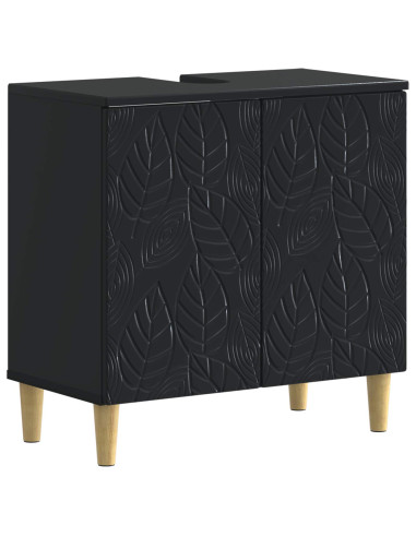 Set di Armadi da Bagno da 2 Pezzi DELFT Nero