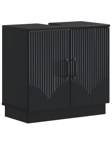 Set di Armadi da Bagno da 2 Pezzi HOORN Nero